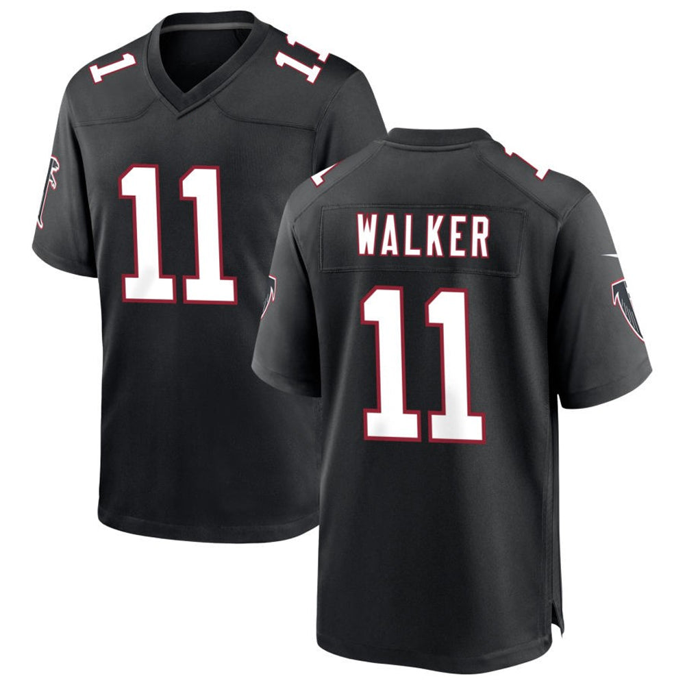 CAdoa A.Falcons #11 Jalon Walker Player Black Throwback Game Stitched Jerseys