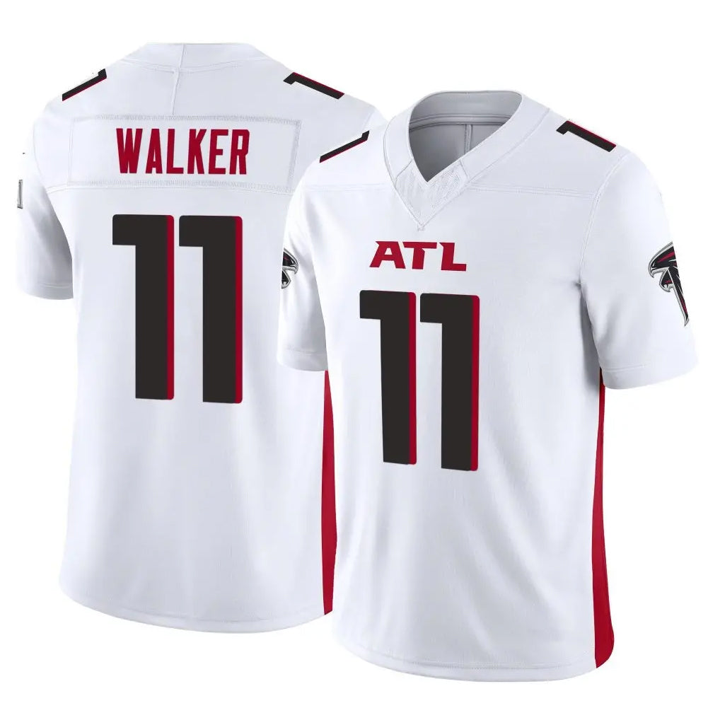 CAdoa A.Falcons #11 Jalon Walker Player White Vapor F.U.S.E. Limited Stitched Jerseys