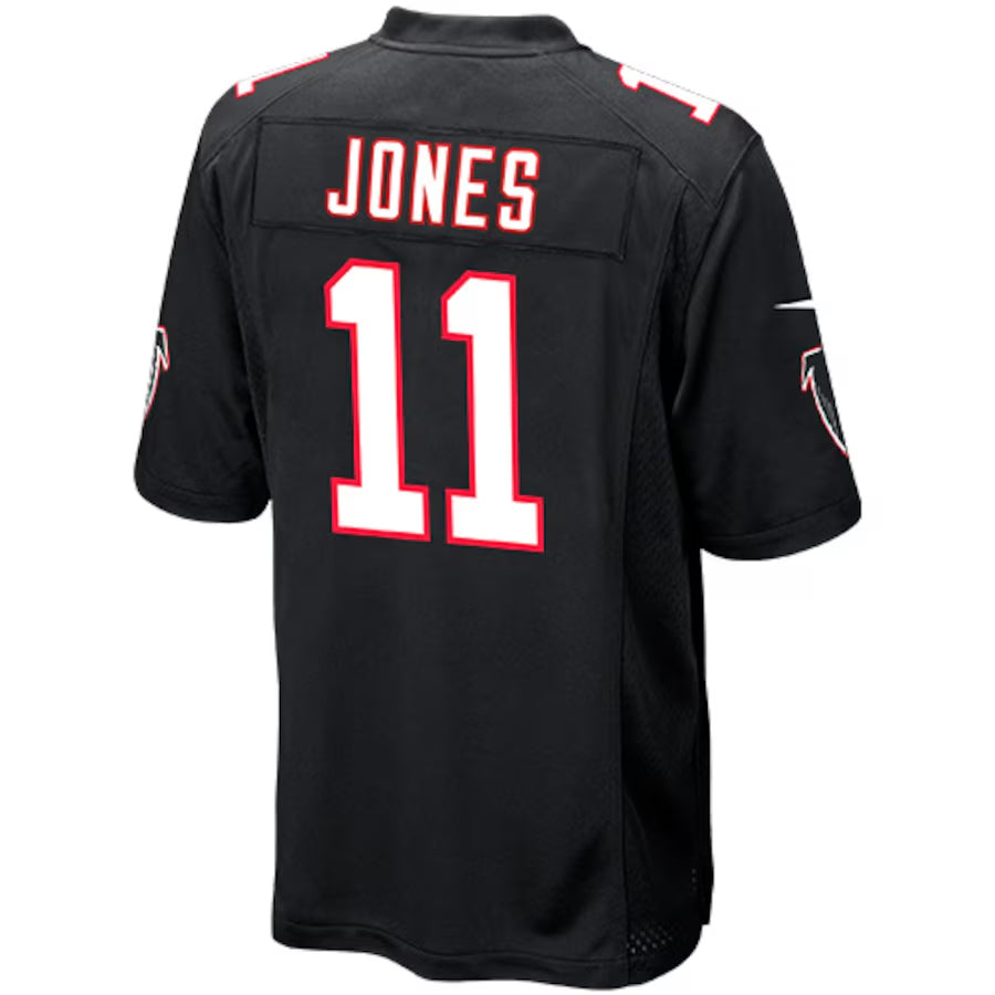 CAdoa A.Falcons #11 Julio Jones Player Black Replica Game Stitched Jerseys