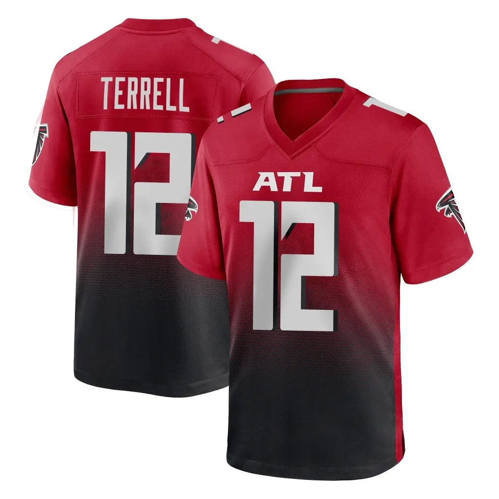 CAdoa A.Falcons #12 Avieon Terrell Player Red Home Game Stitched Jerseys