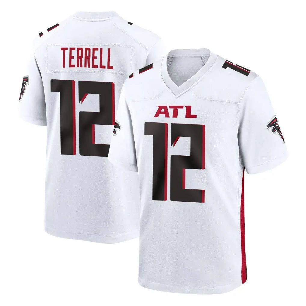 CAdoa A.Falcons #12 Avieon Terrell Player White Home Game Stitched Jerseys