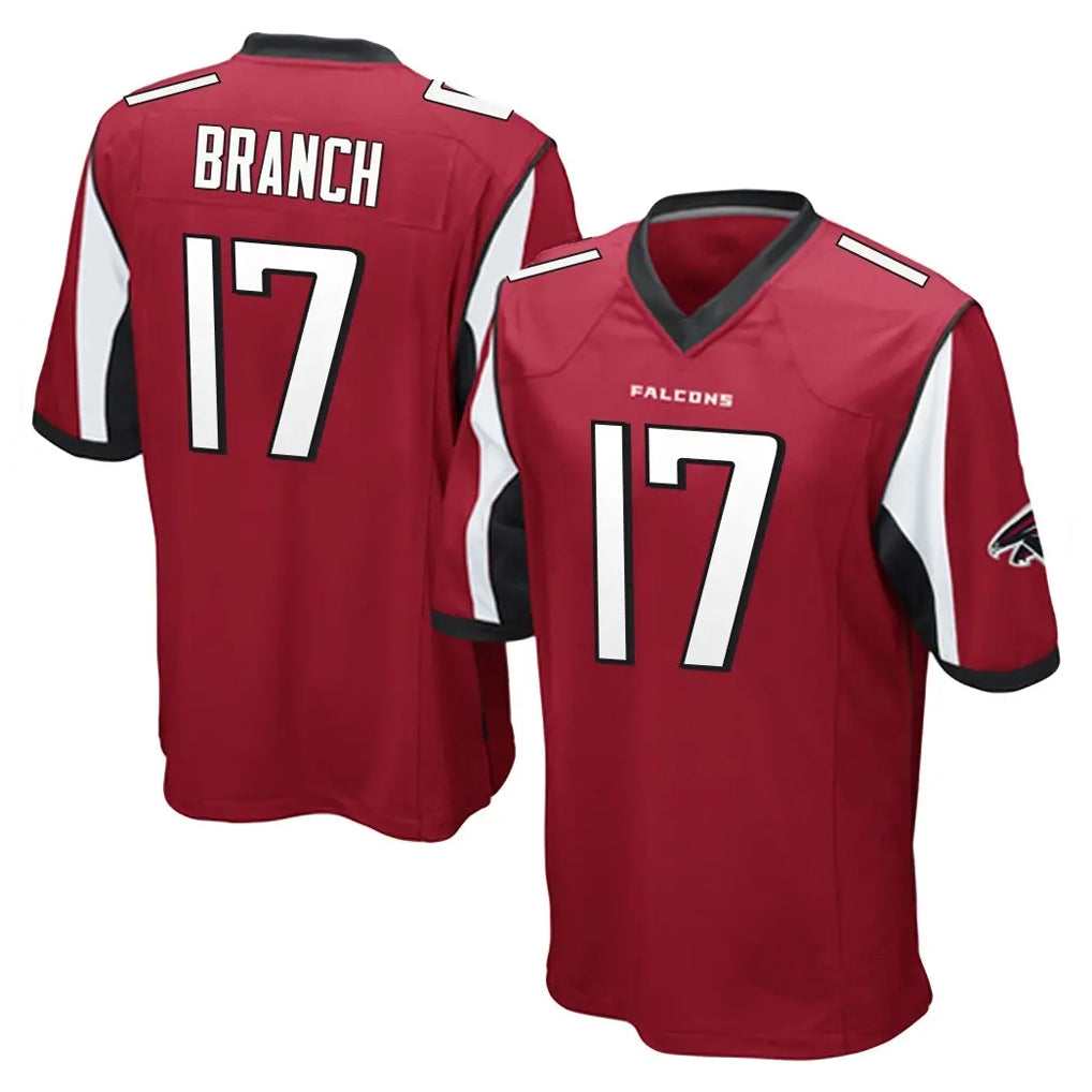 CAdoa A.Falcons #17 Zachariah Branch Player Red Color Vapor Home Game Stitched Jerseys