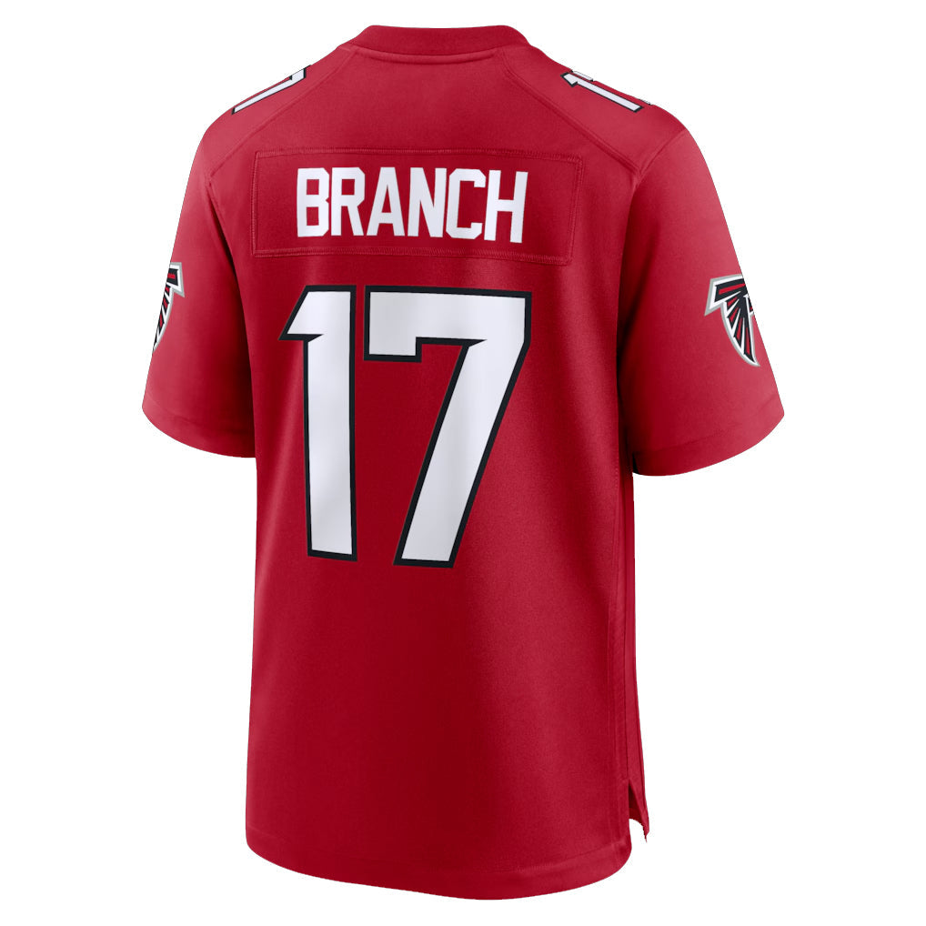 CAdoa A.Falcons #17 Zachariah Branch Player Red Home Game Stitched Jerseys