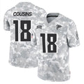 CAdoa A.Falcons #18 Kirk Cousins Player Arctic Camo Salute to Service Limited Stitched Jerseys