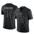 CAdoa A.Falcons #18 Kirk Cousins Player Black RFLCTV Limited Stitched Jerseys