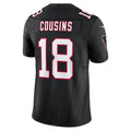 CAdoa A.Falcons #18 Kirk Cousins Player Black Vapor F.U.S.E. Limited Home Game Stitched Jerseys