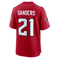 CAdoa A.Falcons #21 Deion Sanders Red Retired Player Game Stitched Jerseys