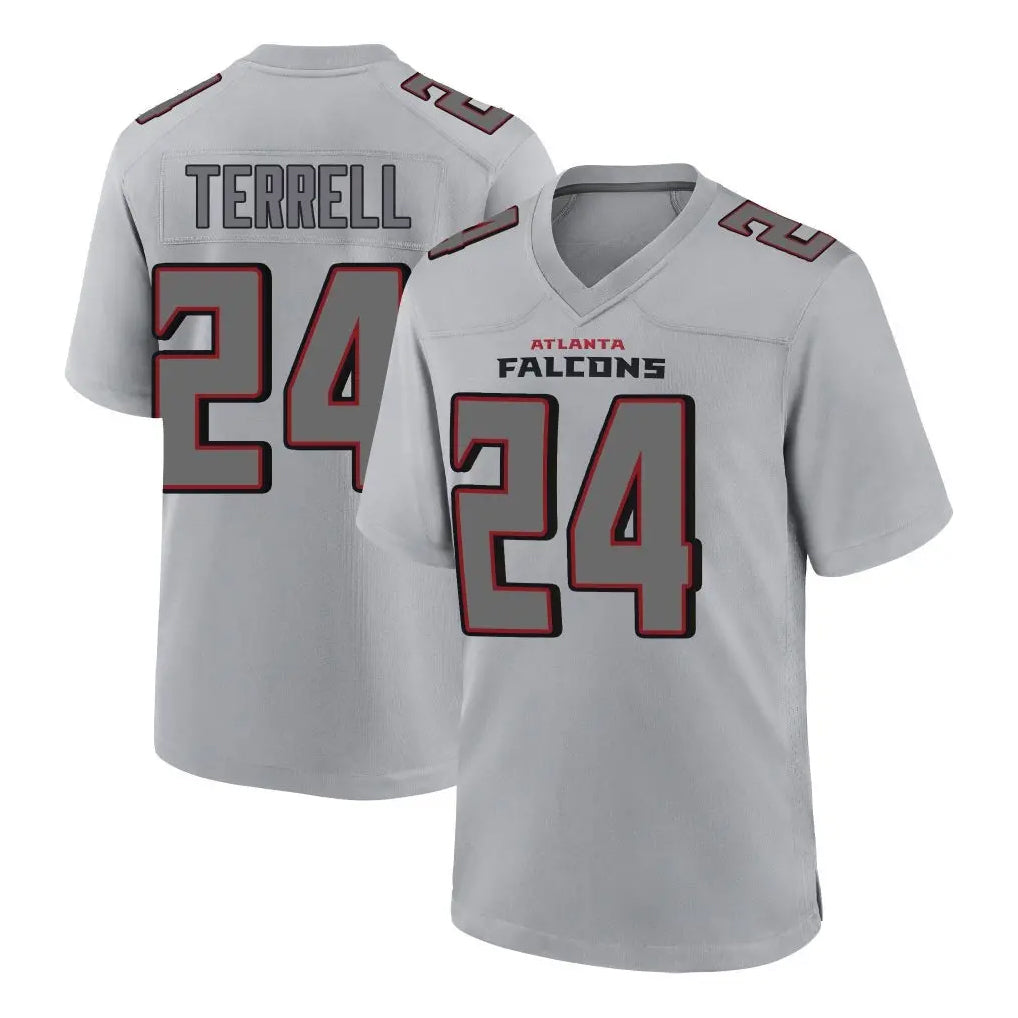 CAdoa A.Falcons #24 A.J. Terrell Jr. Branch Player Gray Fashion Home Game Stitched Jerseys