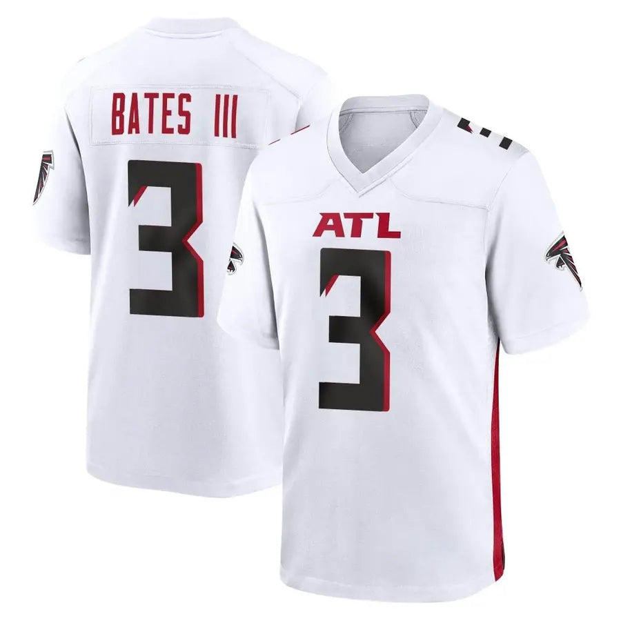 CAdoa A.Falcons #3 Jessie Bates III Player White Home Game Stitched Jerseys
