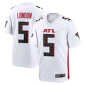 CAdoa A.Falcons #5 Drake London Player White Game Stitched Jerseys