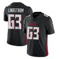 CAdoa A.Falcons #63 Chris Lindstrom Player Black Vapor Untouchable Limited Home Game Stitched Jerseys