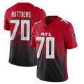 CAdoa A.Falcons #70 Jake Matthews Player Red Vapor Untouchable Limited Home Game Stitched Jerseys