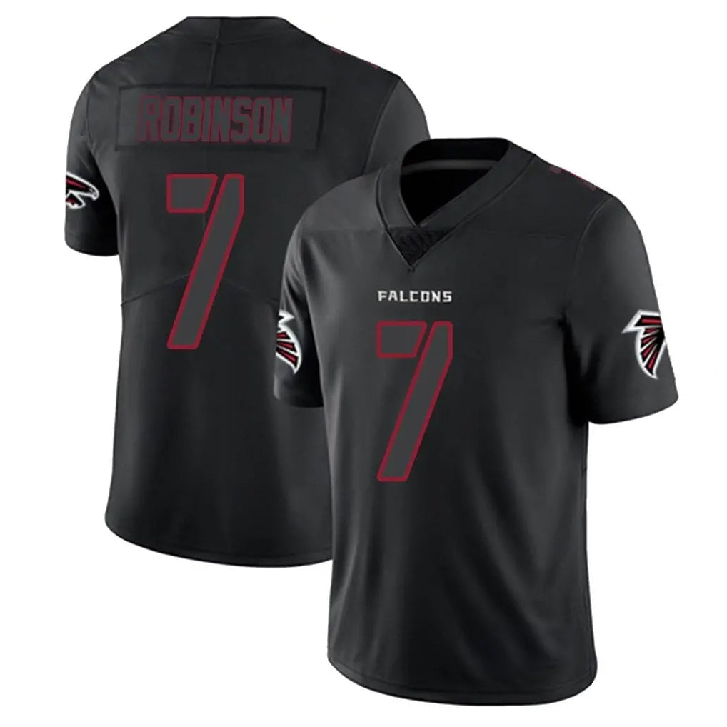 CAdoa A.Falcons #7 Bijan Robinson Player Black Impact Limited Stitched Jerseys