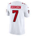CAdoa A.Falcons #7 Bijan Robinson White Vapor F.U.S.E. Stitched Limited Jerseys