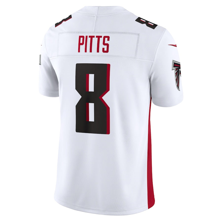 CAdoa A.Falcons #8 Kyle Pitts Sr. Player White Vapor F.U.S.E. Limited Stitched Jerseys