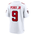 CAdoa A.Falcons #9 Michael Penix Jr. White Game Stitched Jerseys