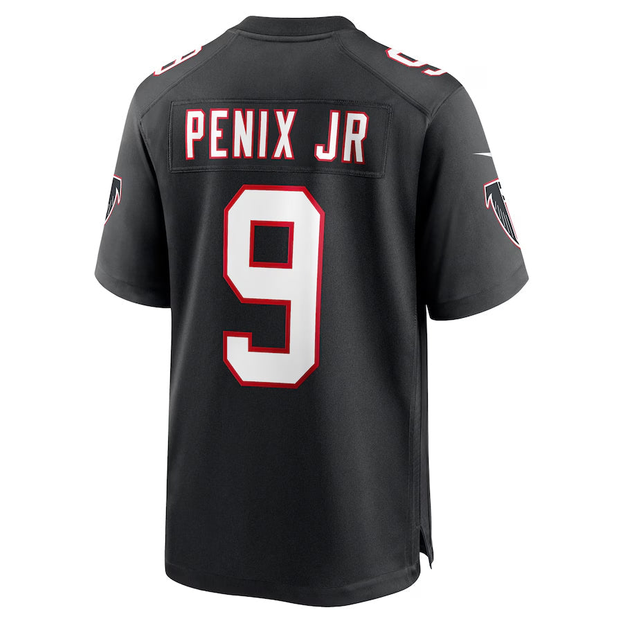 CAdoa A.Falcons #9 Michael Penix Jr. Player Black Alternate  Game Stitched Jerseys