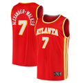 CAdoa A.Hawks #7 Nickeil Alexander-Walker Red Fast Break Replica Jerseys - Icon Edition