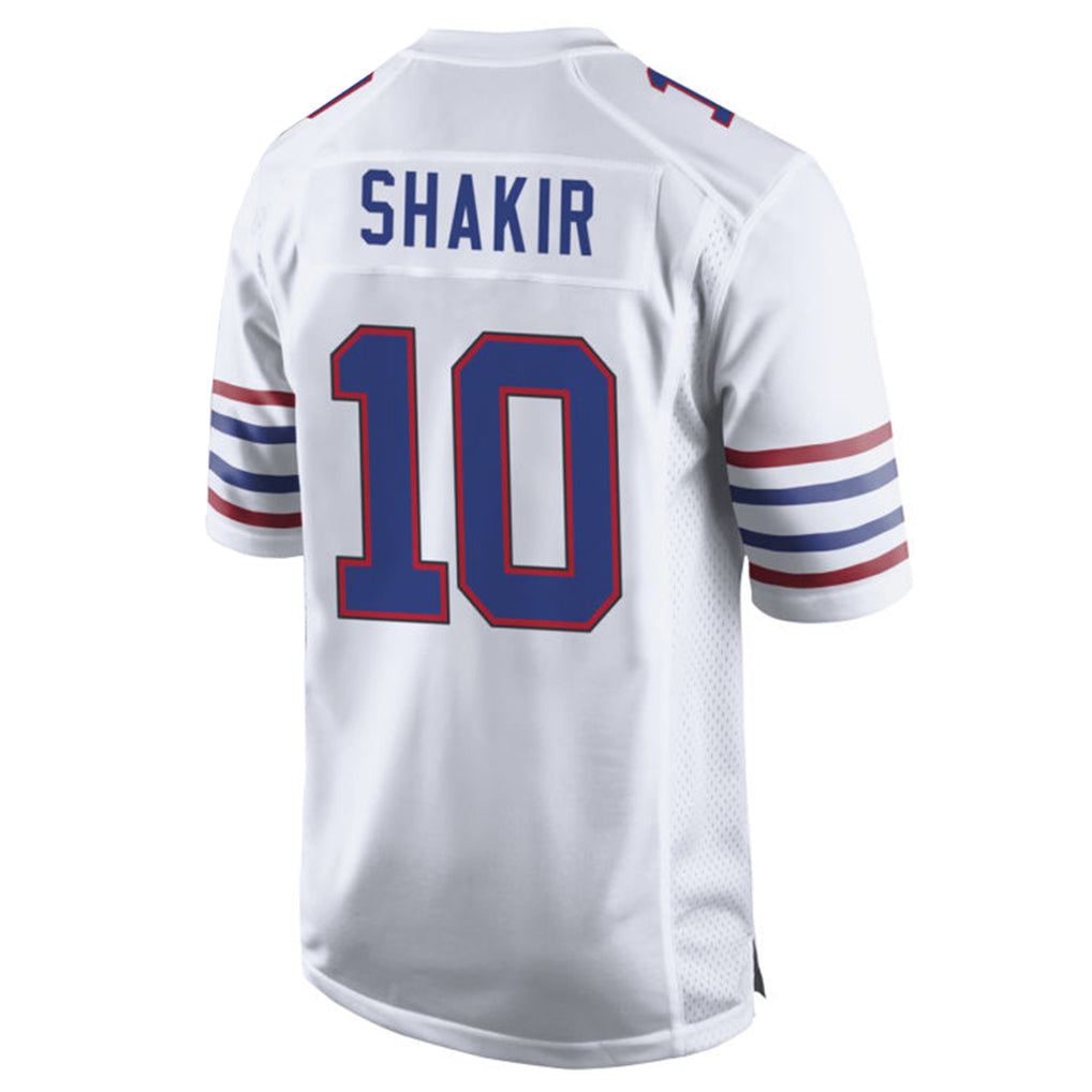 CAdoa B.Bills #10 Khalil Shakir Player White Alternate Home Game Stitched Jerseys