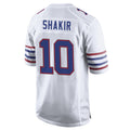 CAdoa B.Bills #10 Khalil Shakir Player White Alternate Home Game Stitched Jerseys