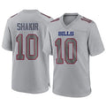CAdoa B.Bills #10 Khalil Shakir Player Gray Replica Game Stitched Jerseys