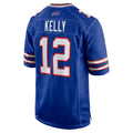CAdoa B.Bills #12 Jim Kelly Player Royal Home Game Stitched Jerseys