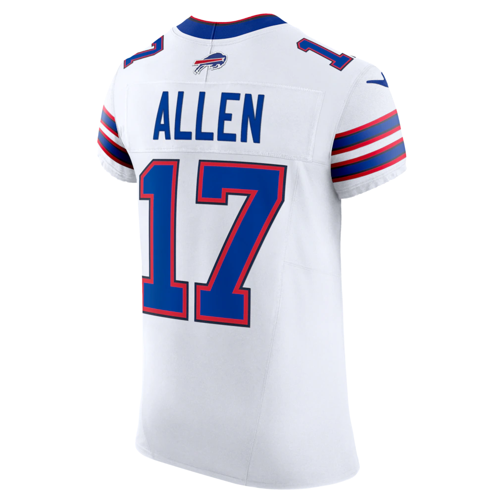 CAdoa B.Bills #17 Josh Allen White Vapor F.U.S.E. Elite Stitched Jerseys