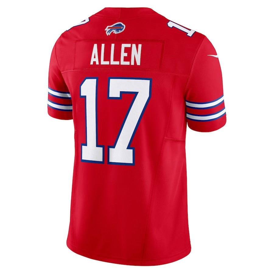 CAdoa B.Bills #17 Josh Allen Player Red Vapor F.U.S.E. Limited Stitched Jerseys
