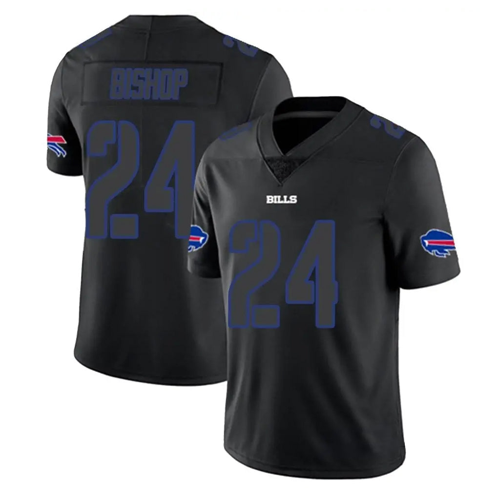 CAdoa B.Bills #24 Cole Bishop Player Limited Black Impact Game Stitched Jerseys