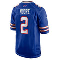 CAdoa B.Bills #2 D.J. Moore Royal Game Stitched Jerseys