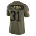 CAdoa B.Bills #31 Maxwell Hairston Player Olive Salute To Service Limited Home Game Stitched Jerseys