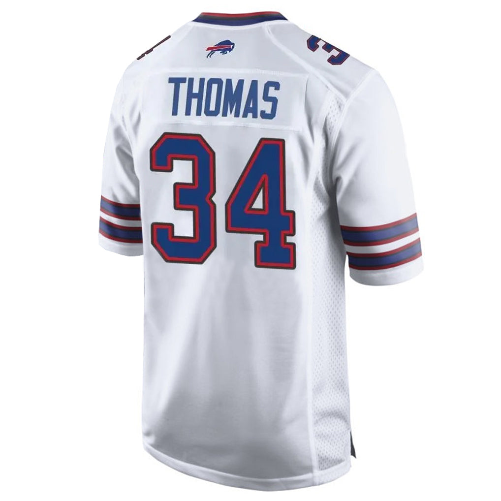 CAdoa B.Bills #34 Thurman Thoma Player White Home Game Stitched Jerseys