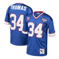CAdoa B.Bills #34 Thurman Thomas Player Royal Mitchell & Ness 1985 Throwback Retired Stitched Jerseys
