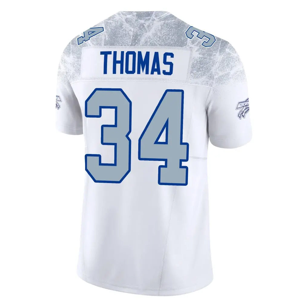 CAdoa B.Bills #34 Thurman Thomas Player White Rivalries Collection Vapor Limited Stitched Jerseys