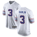 CAdoa B.Bills #3 Damar Hamlin Player White Alternate Game Stitched Jerseys