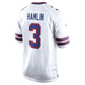 CAdoa B.Bills #3 Damar Hamlin Player White Home Game Stitched Jerseys