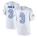 CAdoa B.Bills #3 Damar Hamlin Player White Rivalries Collection Home Game Stitched Jerseys