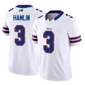 CAdoa B.Bills #3 Damar Hamlin Player White Vapor F.U.S.E. Limited Stitched Jerseys