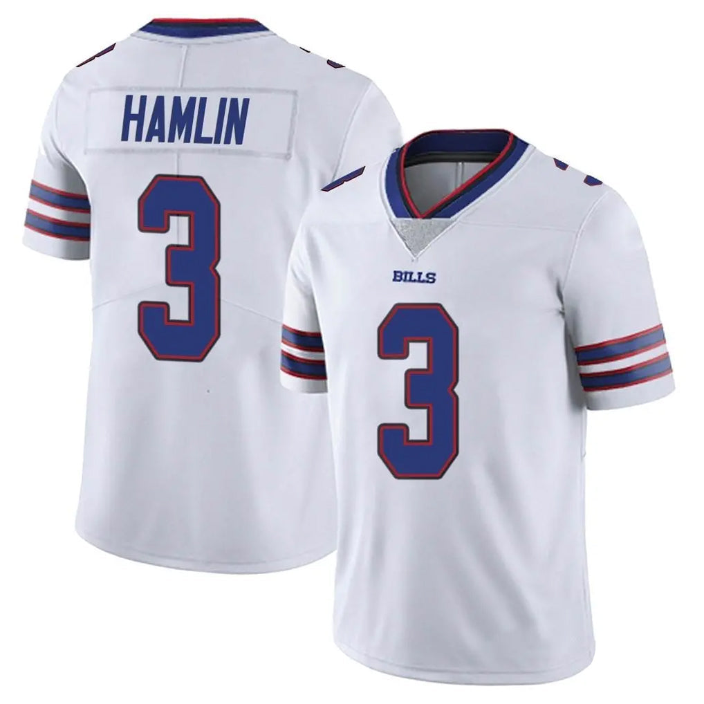 CAdoa B.Bills #3 Damar Hamlin Player White Vapor Untouchable Limited Stitched Jerseys