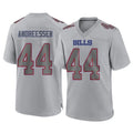 CAdoa B.Bills #44 Joe Andreessen Player Gray Fashion Home Game Stitched Jerseys