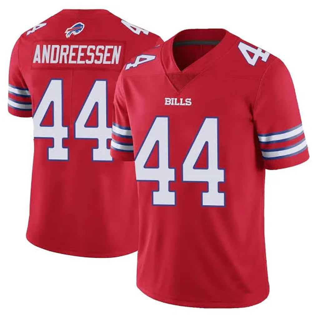CAdoa B.Bills #44 Joe Andreessen Player Red Vapor Untouchable Limited Stitched Jerseys