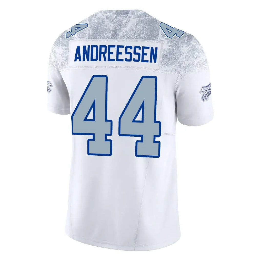 CAdoa B.Bills #44 Joe Andreessen Player White Rivalries Collection Vapor Limited Stitched Jerseys
