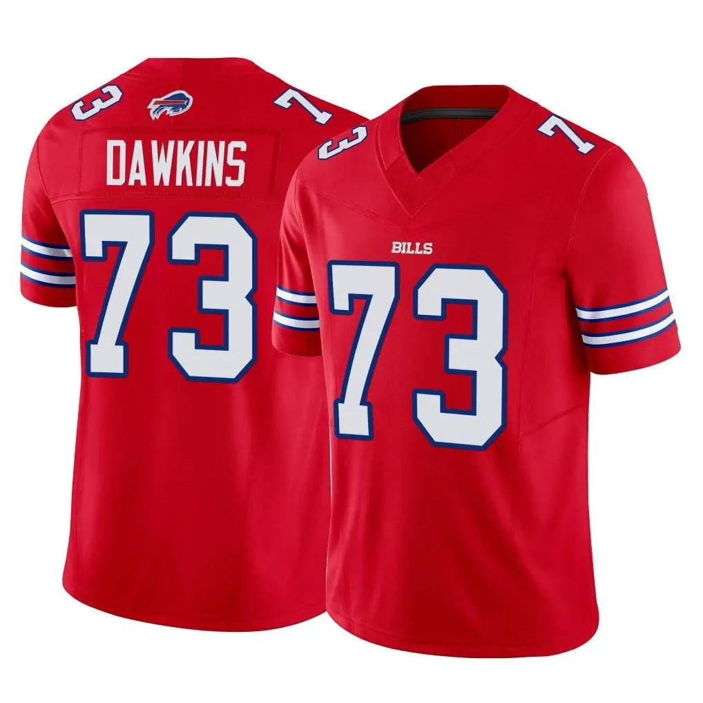CAdoa B.Bills #73 Dion Dawkins Player Red Vapor F.U.S.E. Limited Stitched Jerseys
