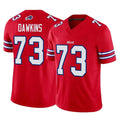 CAdoa B.Bills #73 Dion Dawkins Player Red Vapor F.U.S.E. Limited Stitched Jerseys