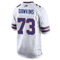 CAdoa B.Bills #73 Dion Dawkins Player White Home Game Stitched Jerseys