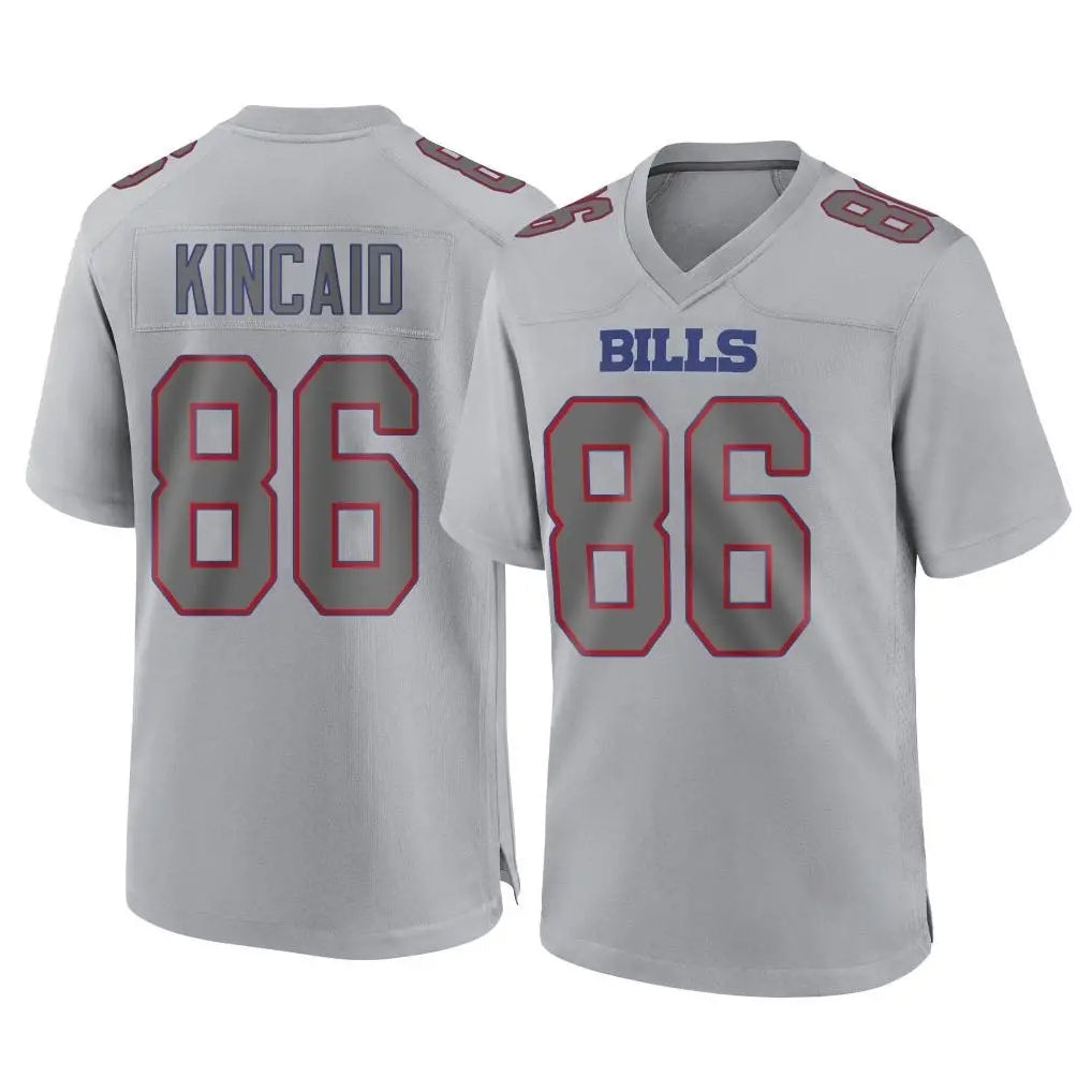 CAdoa B.Bills #86 Dalton Kincaid Player Gray Fashion Home Game Stitched Jerseys
