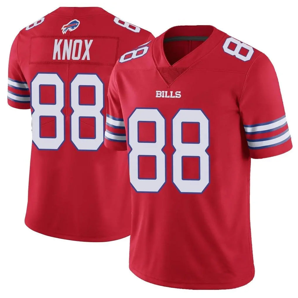CAdoa B.Bills #88 Dawson Knox Player Red Vapor Untouchable Limited Stitched Jerseys