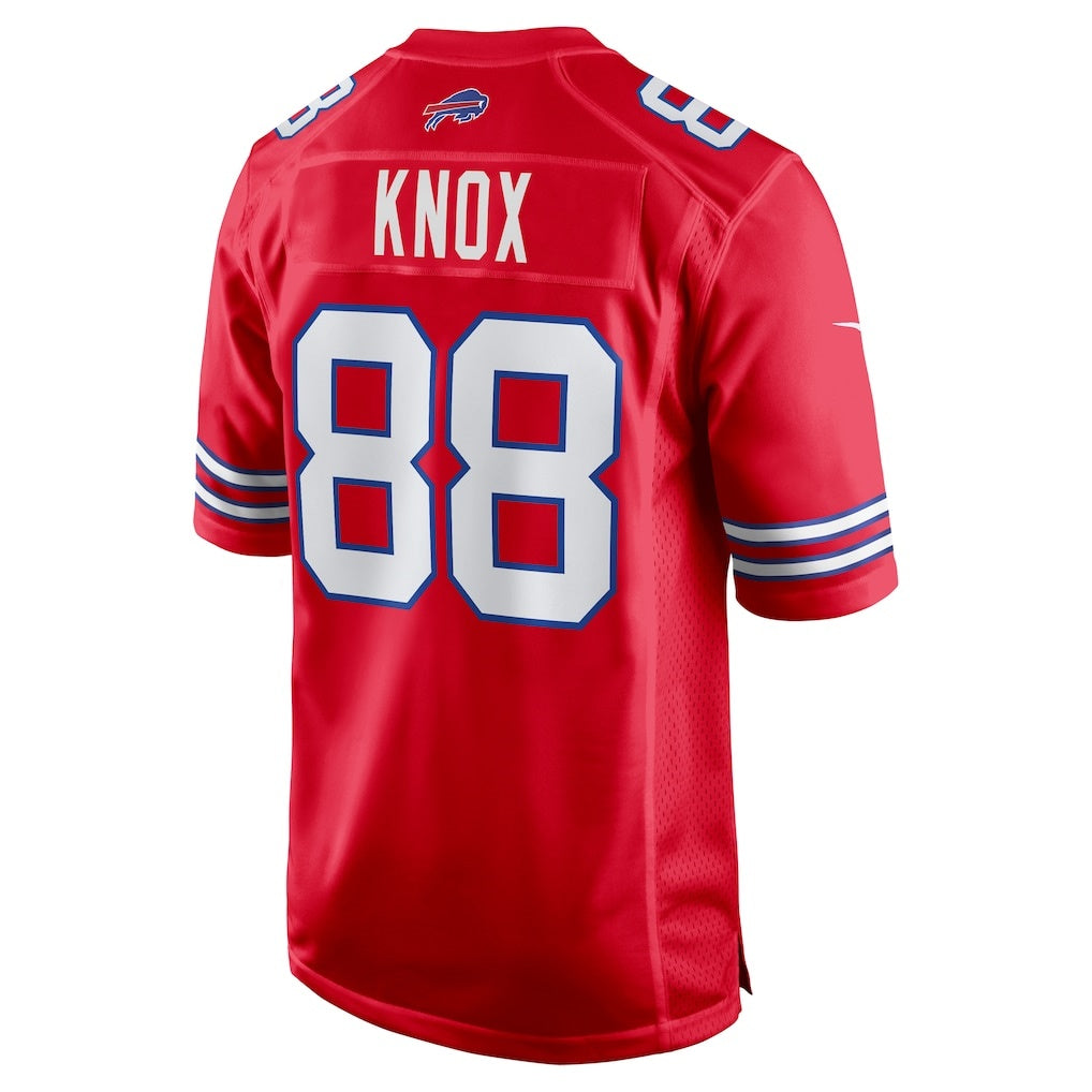 CAdoa B.Bills #88 Dawson Knox Red Alternate Game Stitched Jerseys