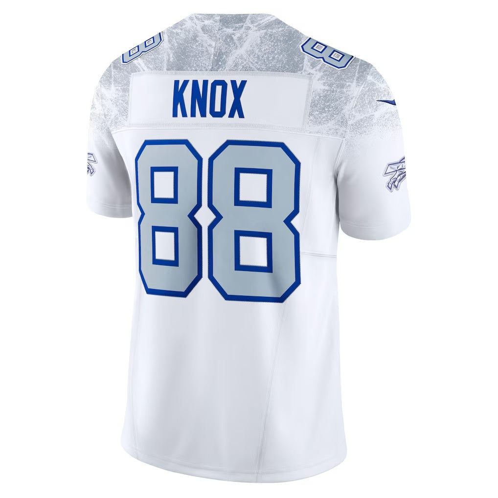 CAdoa B.Bills #88 Dawson Knox White 2025 Rivalries Collection Limited Stitched Jerseys