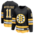 CAdoa B.Bruins #11 Casey Mittelstadt Black Home Breakaway Player Stitched Jerseys